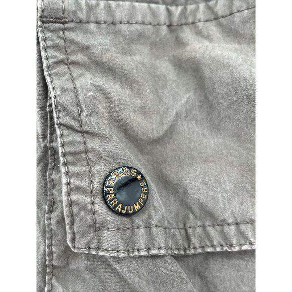 Parajumpers Men's Cargo Bermuda Shorts XL Gray  Drawstring Waist 38" Waist - Picture 4 of 10